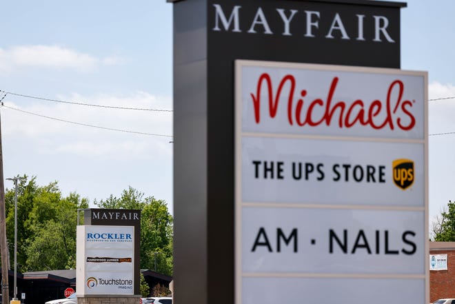 Mayfair, a retail corridor on N May Avenue.